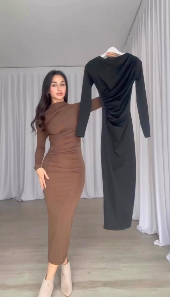 Vestito Yara arricciato - Noemi Boutique Shop